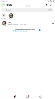 Fake Chat Conversation android App screenshot 7